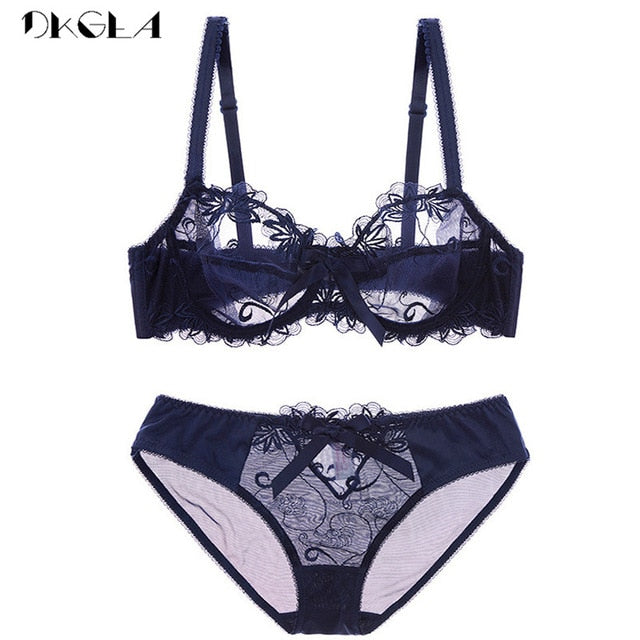 New Fashion Set Women Bras C D Cup Plus Size Underwear