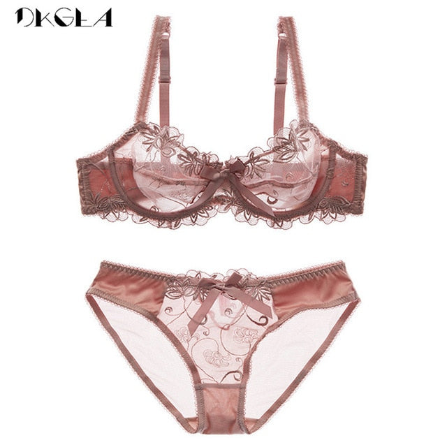 New Fashion Set Women Bras C D Cup Plus Size Underwear