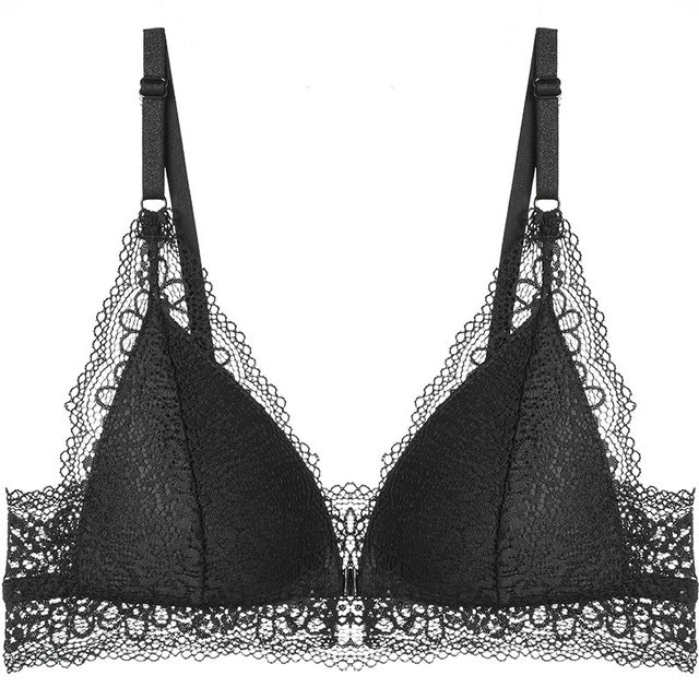 Sexy Lace Bra Push Up Bralette Bras For Women Front Closure Bra