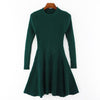 Women Long Sleeve Sweater Dress Women's Irregular Hem