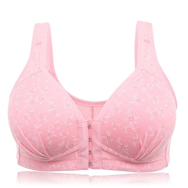 Female Front Buckle Sexy Seamless Bra  Push Up Bra Underwear Gather Bras For Women