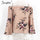 Simplee Off shoulder chiffon blouse shirt women Sexy summer white print blouse Casual flare sleeve cool blouse