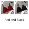 1/2PCS French Style Bralette Seamless Deep V Lace Bra Wireless  Soft Bras For Women Hot