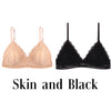 1/2PCS French Style Bralette Seamless Deep V Lace Bra Wireless  Soft Bras For Women Hot