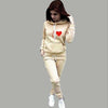 Women's Tracksuit Hoodies 2 Piece Set Sweatshirt + Pants Women