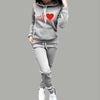 Women's Tracksuit Hoodies 2 Piece Set Sweatshirt + Pants Women