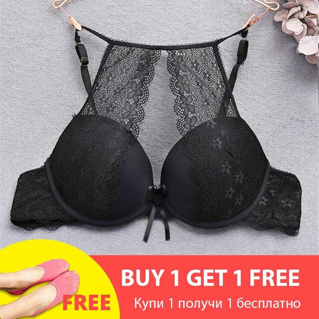 Sexy Push Up Bra Transparent Seamless Wireless Bra