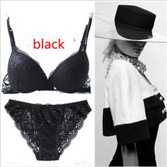 Bra Women Deep V Lace Decro Underwire Outfit Sexy Lace Bra Set