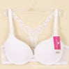 Bra Front Closure Sexy Lace Racer Back Smooth Surface Push Up Underwear