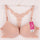 Bra Front Closure Sexy Lace Racer Back Smooth Surface Push Up Underwear