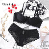 Fashion Sexy Bra Sets Plus Size C D Cup Thin Cotton Underwear Women Set Lace Comfortable Brassier