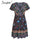 Bohemian floral mini women summer dress  female 2019 Elegant holiday beach sundress