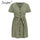Simplee Vintage button women dress shirt V neck short sleeve cotton linen short summer dresses 2019