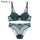 Super Gather Sexy Underwear Set Women Bras Deep V