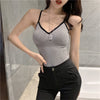 Fashion 2019 New Women Spaghetti Strap Summer Camis Shirts