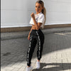 Pants Trousers Women Full Length Loose Jogger Sporting Elastic Waist Fashion