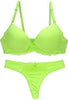 New  One Piece Intimates Bras & Lingerie Set for Women Ladies Push Up Plunge Bra Dress Set