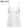 Sexy lace white summer tops women Elegant buttons streetwear ladies shirt
